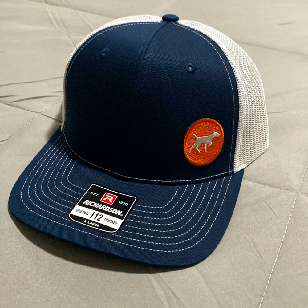 Orange Dog Ware trucker hat.